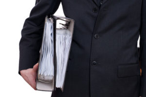 Taxman Holding Folders