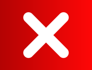 Red Cancel Button
