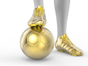 Golden Football and Boots
