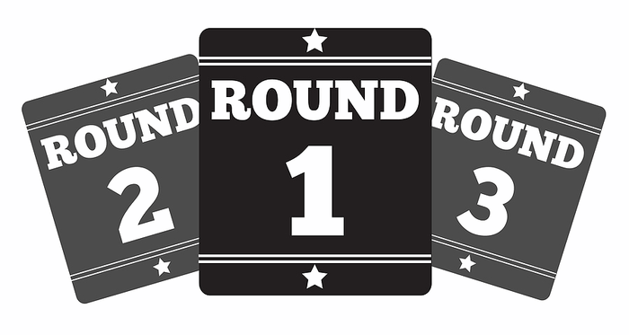 Boxing Rounds 1, 2 and 3 Boards