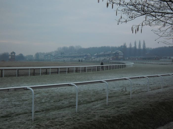 Pontefract Racecourse frost