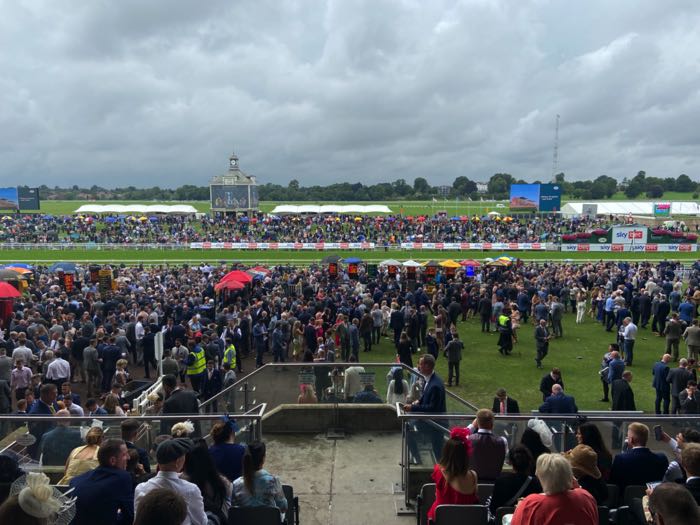 Crowds at York Racecourse