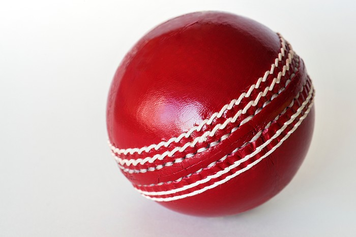 Red Cricket Ball Isolated