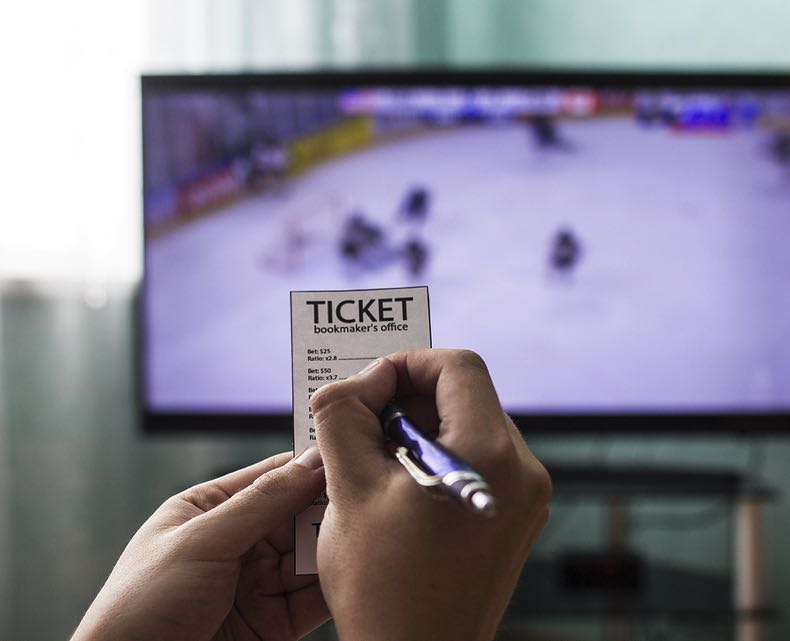 Hockey game bookmaker