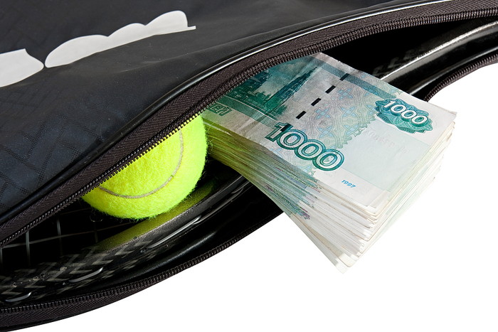 Tennis Racquet Case with Money