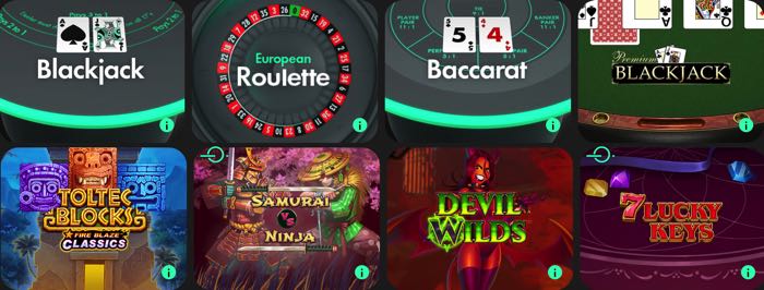 Casino gambling screenshot
