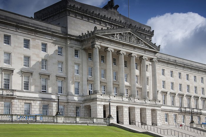 The Northern Ireland Parliament Building at Stormont, Belfast